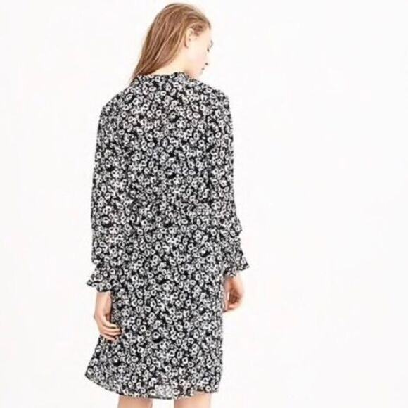 J. Crew Mercantile Blossom Print Dress – Black & White – Size M - Picture 5 of 10